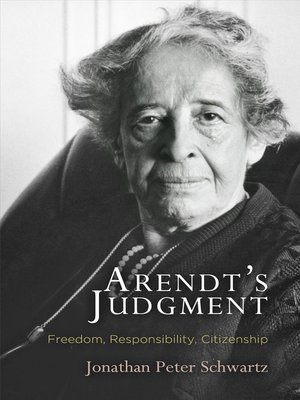 cover image of Arendt's Judgment